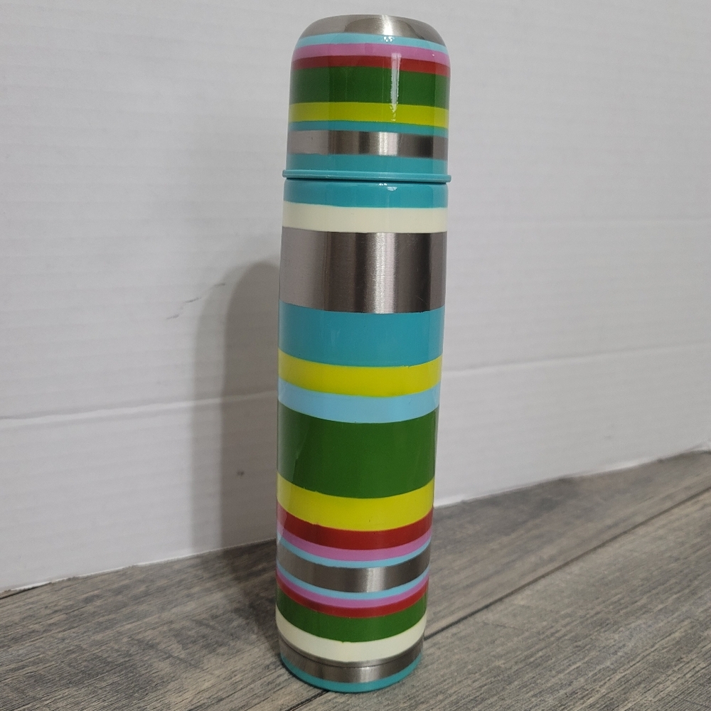 Starbucks Pylones Striped Stainless Steel 17 oz thermos